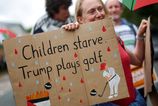 Donald Trump vyhlasil ze USA v Pasme Gazy zriadia potravinove centra