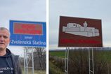 Poslanec Roman Malatinec spojil posprejovane tabule s protestami 1