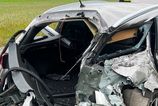 Nakladny vlak sa zrazil s autom na priecest v Lozorne premavka je zastavena policia vysetruje priciny