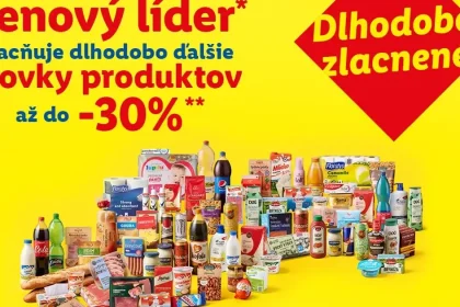 Lidl dlhodobo zlacňuje stovky ďalších produktov ako cenový líder